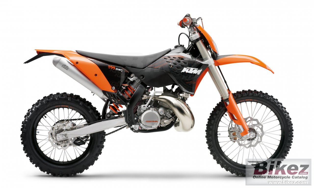 Big KTM 200 exc picture and wallpaper from Bikez.com